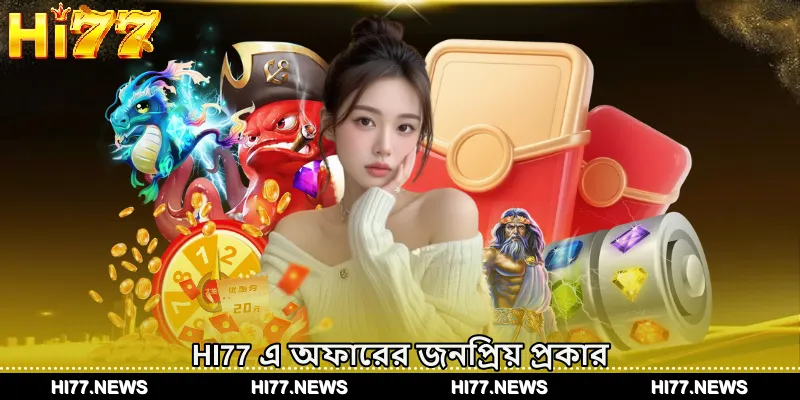 HI77 এ অফারের জনপ্রিয় প্রকার