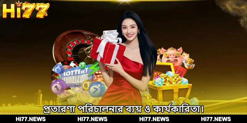 প্রতারণা পরিচালনার ব্যয় ও কার্যকারিতা।